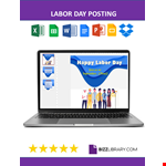 Labor Day Social Post example document template