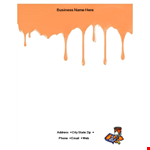 Professional Letterhead Template | Customize Address, State and Phone example document template