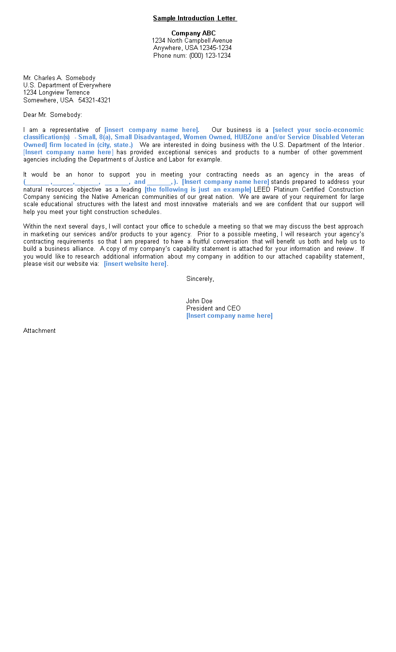 Company Introduction Letter Template Grab Attention And Boost company-introduction-letter-template-grab-attention-and-boost