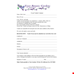 Event Vendor Contract Template for Vendors and Vendor Tizer Gardens example document template