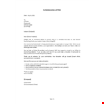 Fundraising letter template example document template