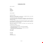 Fundraising letter template example document template 