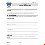 Project Planning Template - Project Management Process example document template