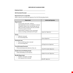 Employee Exit Clearance Form - Return of Cards, Signatures, and Outstanding Clearance example document template