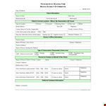 Referral Form Template in Word example document template