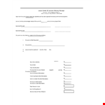 Lease Order Receipt example document template
