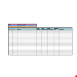 Priority Checklist Template in Excel example document template
