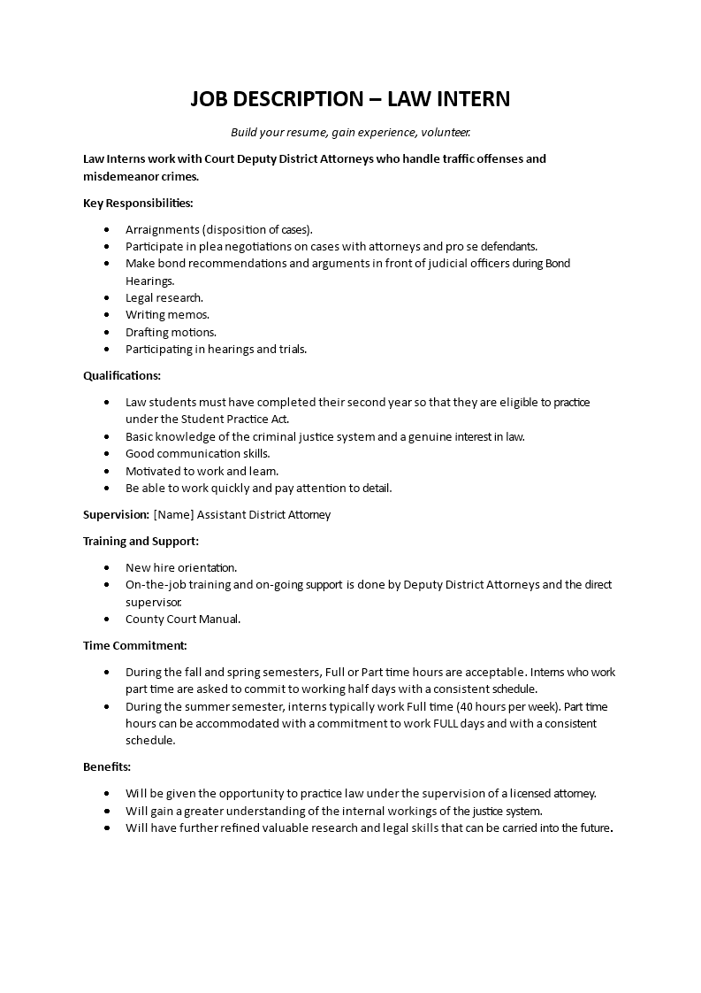Court services specialist job description