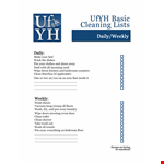 Free Daily Checklist Pdf Format example document template