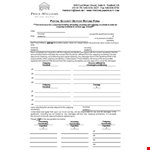 Security Deposit Return Letter for Outgoing Resident example document template