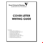 Marketing Research Associate Job Application Letter example document template