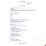 Incident Report Template for Effective Business Notification & Incident Details example document template