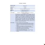 Neurologist Consultant Job Description example document template