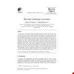 Real Time Technology Assessment Template for Research, Assessment, Social, Technology, and Science example document template 