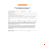 Credit Card Authorization Form Template for Company Credit example document template