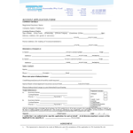 Credit Application Form | Apply for Credit as a Customer or Supplier | Purchase Goods with Ease example document template