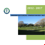 Strategic Golf Club Marketing Plan for Course and Green example document template