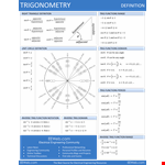 Unit Values Circle Chart example document template