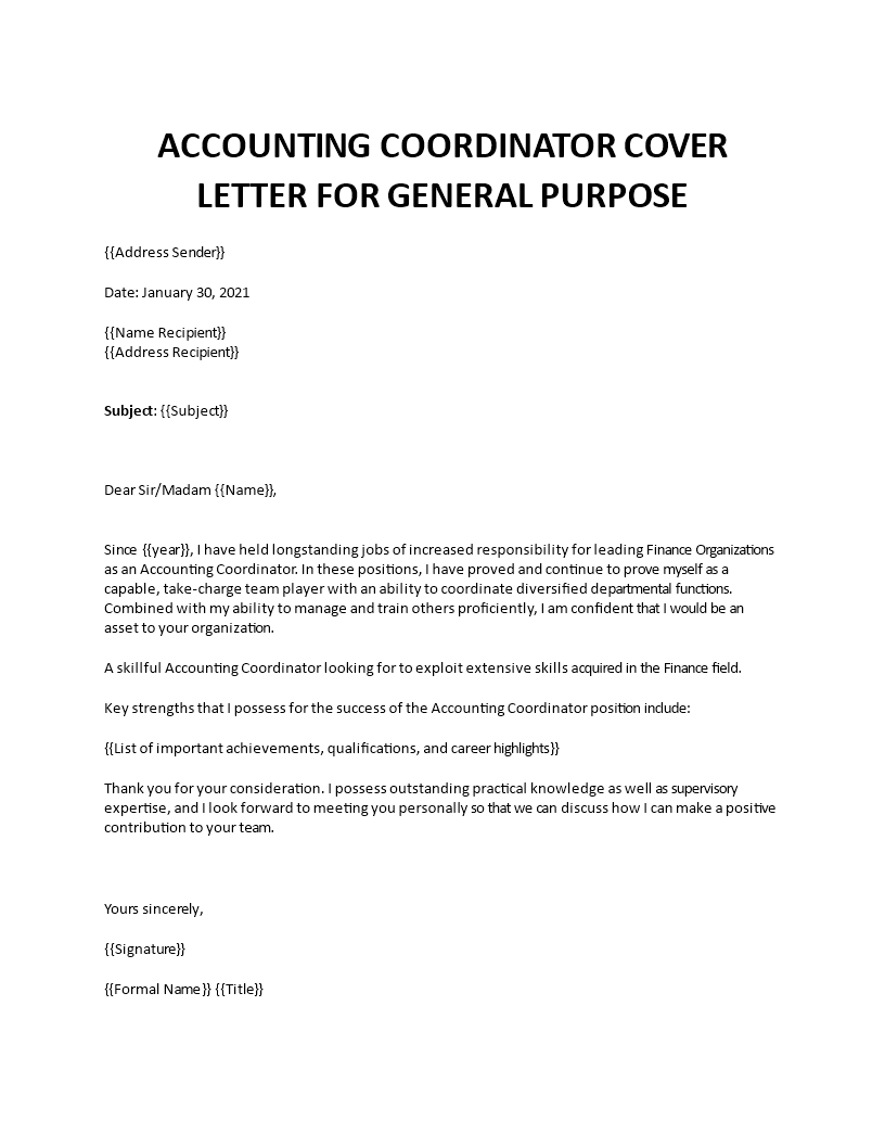 grant management cover letter