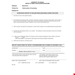 Effective Employee Write Up Form - Clearly Describe Issues and Solutions | Supervisor Approved example document template