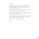 Send Your Heart's Message with Our Love Letter Template - Every Word Counts example document template