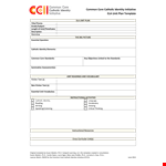 Catholic Identity: Common Unit Plan Template example document template