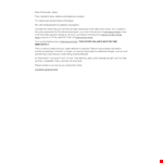 Warning Letter To Tenant For Late Payment example document template