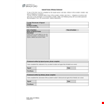 Injury Witness Statement example document template 