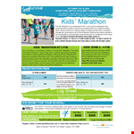 Track Your Progress with Our Running Log and Achieve Your Marathon Goals example document template