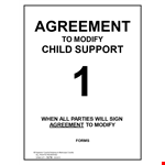 Child Support Order: Court-Approved Agreement & Support Amount example document template