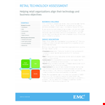Retail Technology Assessment Template example document template
