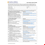 New Employee Safety Checklist Template example document template