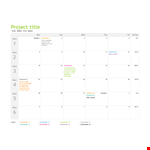 Project Tracking Template for Click, Milestone, Stakeholder | Efficient Multiple Project Management example document template