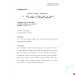 Two Week Court Notice Letter Example example document template