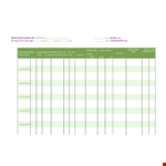 Diabetes Blood Sugar Log example document template