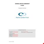 Service Agreement Template for Contractors You Can Trust - Pacific Carbon example document template
