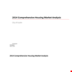 Housing Market Analysis Template - Analyzing the Austin Housing Market for Percent of Renters example document template