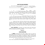 Purchase Agreement Template: Simplify Buying or Selling Assets example document template