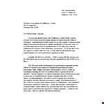 Effective To Whom It May Concern Letter example document template