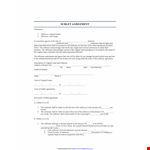 Secure Your Sublease with Our Sublease Agreement Template: Deposit, Terms & More example document template