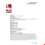 Sample Filmmaking Grant Proposal | Production Templates example document template
