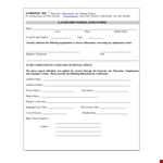 Landlord Employment Verification Form Template - Verify Employment with Kawerak example document template