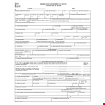 Death Certificate Template example document template