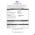 Time Off Request Form Template - Streamline Your Leave Process | MedSearch example document template