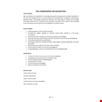 Salon Manager Job Description example document template