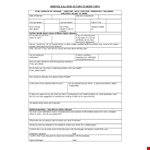 Return to Work Form | Health, Illness, Absence | Absenteeism Solution example document template