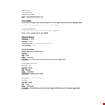 Fresher Java Programmer Resume example document template