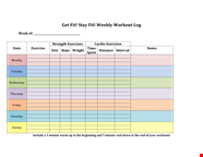 Minute Workout Template Get Fit With Effective Exercises 