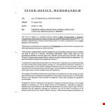 Interoffice Legal Memo Template example document template