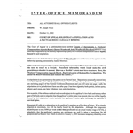 Interoffice Legal Memo Template example document template 